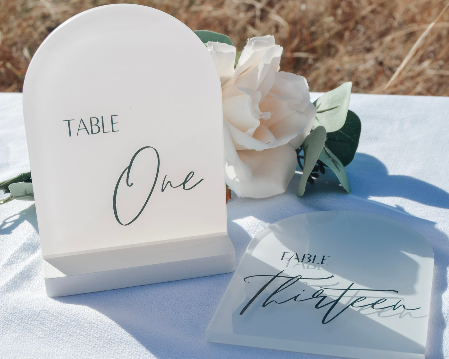 Acrylic Table Numbers